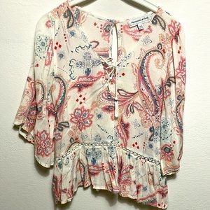 Abercrombie & Fitch Paisley Top